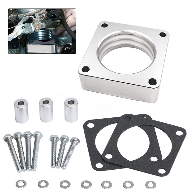 Throttle Body Spacer Replacement for Jeep Wrangler TJ YJ 1987-2006, Throttle Body Spacer Compatible with Cherokee XJ 1984-2001