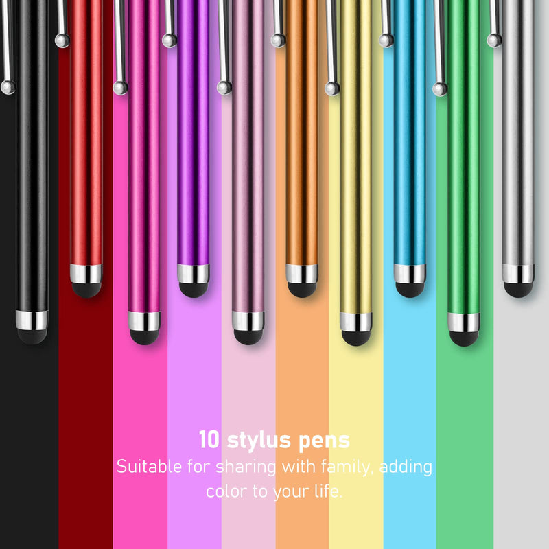 Stylus Pens for Touch Screens, AGREJO High Precision Universal Stylus for iPad iPhone Tablets Samsung Galaxy All Capacitive Touch Screens (10-Pack) 10-Pack