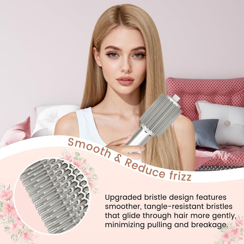 New Large Round Volumizing Brush for Shark Flex Style Attachments | 3-Inch Big Round Brush Compatible With Shark FlexStyle HD400 Series, Full Volume Curling & Smooth Blowout Styling Tool