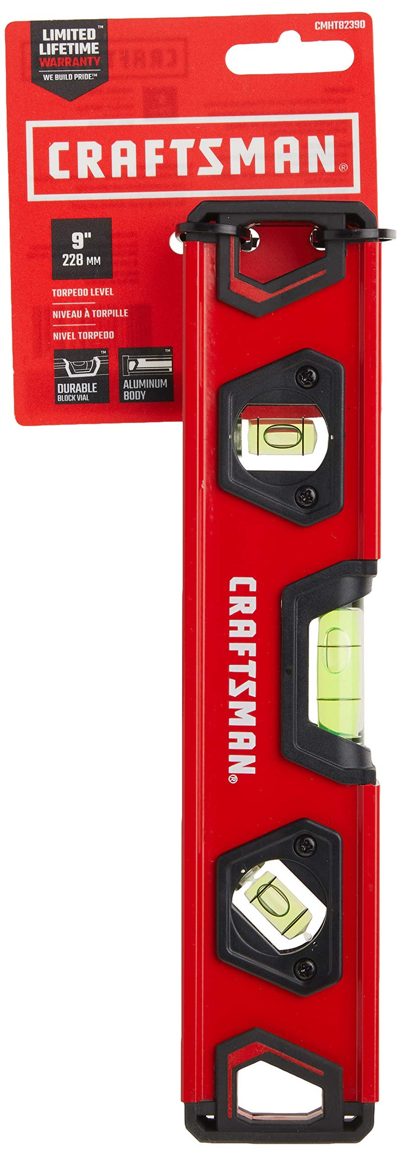 CRAFTSMAN Hammer, Fiberglass, 16 oz. with Tape Measure, Self-Lock, 25-Foot and Torpedo Level, 9-Inch (CMHT51398, CMHT37225S & CMHT82390) Home Owner Basic Tool Bundle