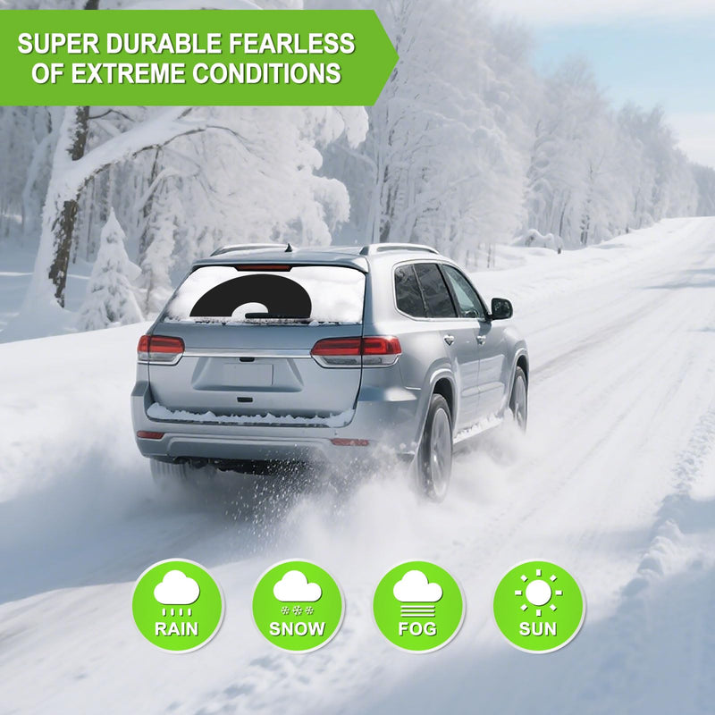 PARRATI® 16 Inch Rear Wiper Blade Replacement for 2002-2006 Escalade Envoy Yukon Tahoe Suburban 1500/1996-2020 Dodge Grand Caravan/1998-2000 Volvo V70,All-Season Windshield Wiper(16-T) 16''(T)-Rear Wiper