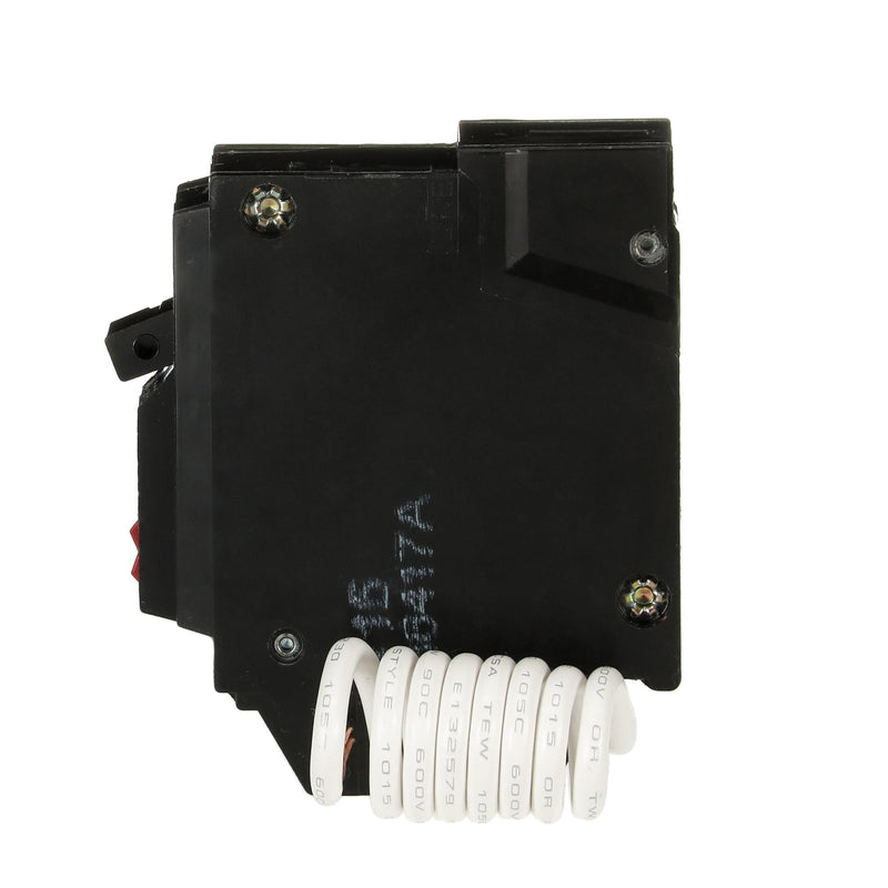 ABB Q-Line® THQL1115GFTP 15A Ground Fault Interrupter Circuit Breaker • 15 Amp Single Pole 120 VAC Ground Fault Breaker with Self-Test • Ground Fault Circuit Interrupter • Plug-in Mount Type