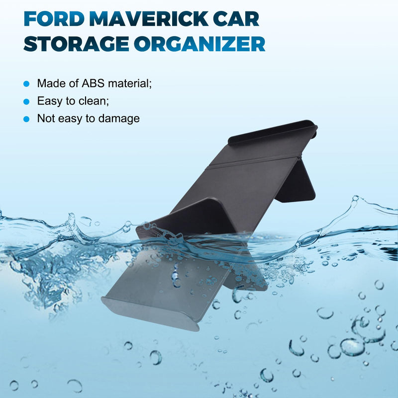 Upgrade Car Storage Organizer Fit for Ford Maverick 2025 2022-2024 Glove Box Organizers Insert Compartment Tray ABS Black Materials Dividers