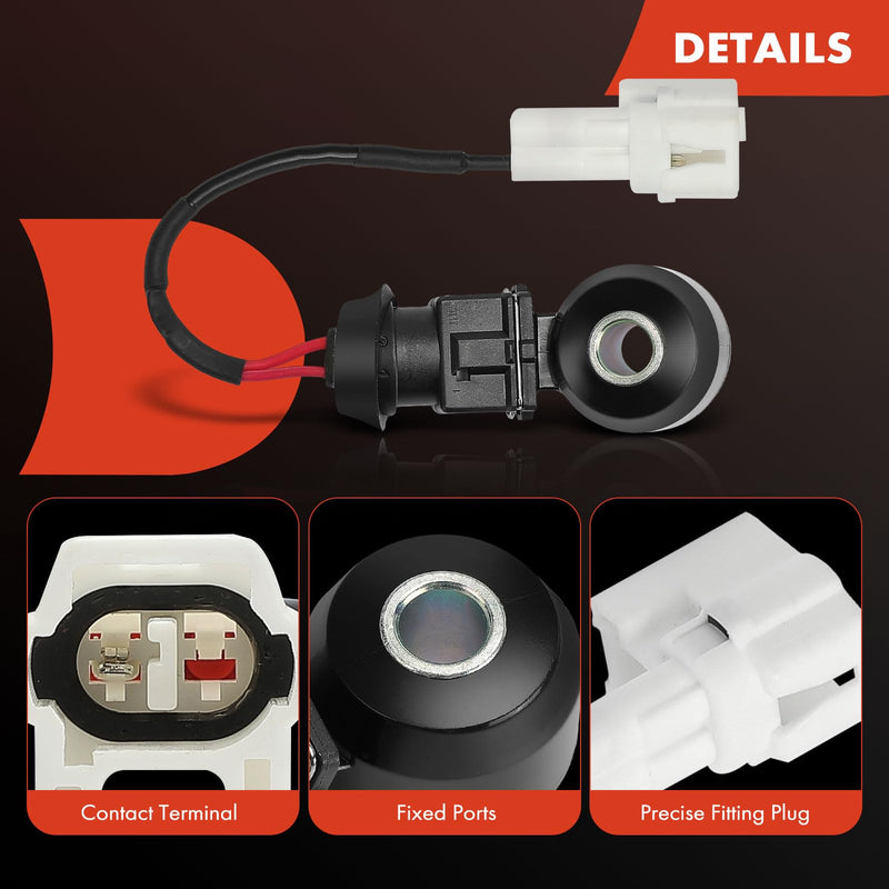 A-Premium Ignition Knock Detonation Sensor Compatible with Subaru Outback 2000-2001 2.5L, Forester 1999-2002 2.5L, Impreza 1999-2001 2.2L 2.5L, Impreza 2002 2.5L, Legacy 1999-2001 2.5L