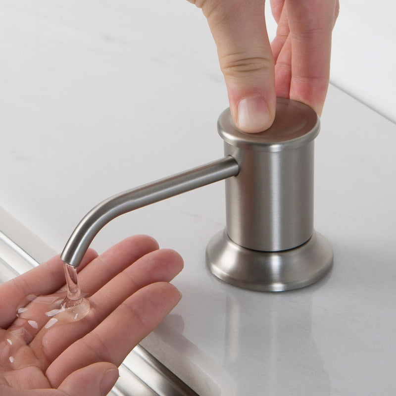 KRAUS Kitchen Soap and Lotion Dispenser in Spot Free Stainless Steel, KSD-80SFS