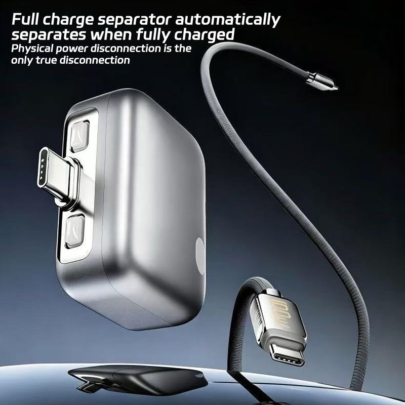 Auto Disconnect Smart Charger Protector Physical Power Cut Device Full Charge Eject Adapter to Prevent Overcharging for Phone and Tablet Battery Health