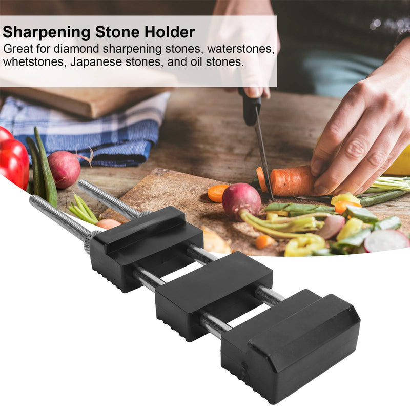 Universal Sharpening Stone Holder, Adjustable Grindstone Bench Whetstone Oilstone Base Holder Fix Bracket for