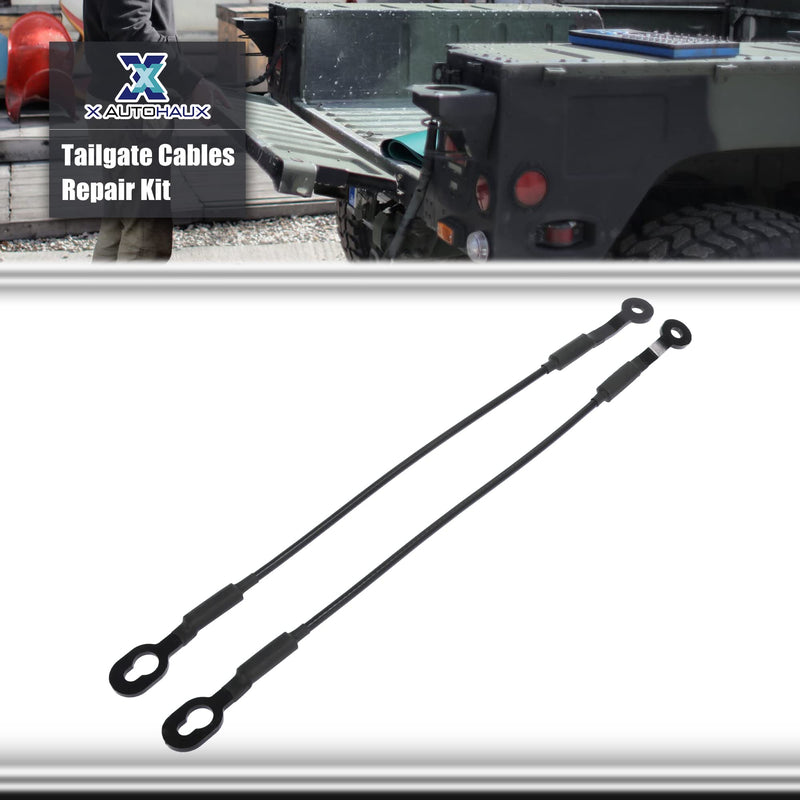 X AUTOHAUX Pair Rear Tailgate Cables Lift Gate Support Straps Pickup for Chevy S10 1994-1998 2000-2004 38534 15683449