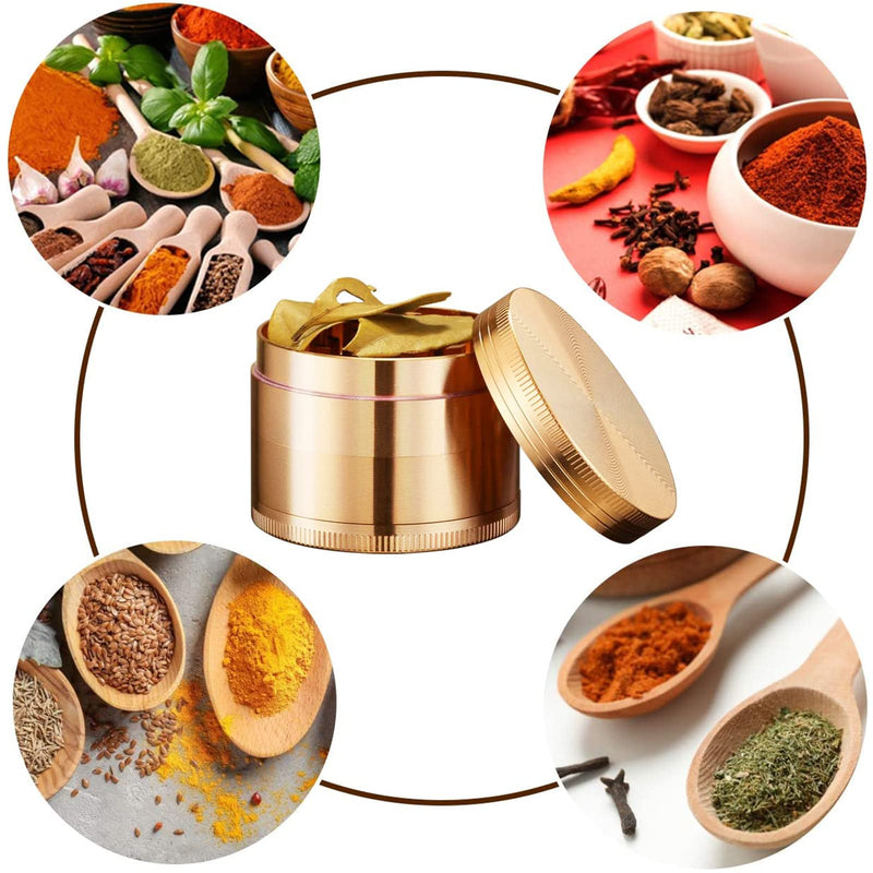 Spice Grinder 2.4 in (Gold) 2.4 inch