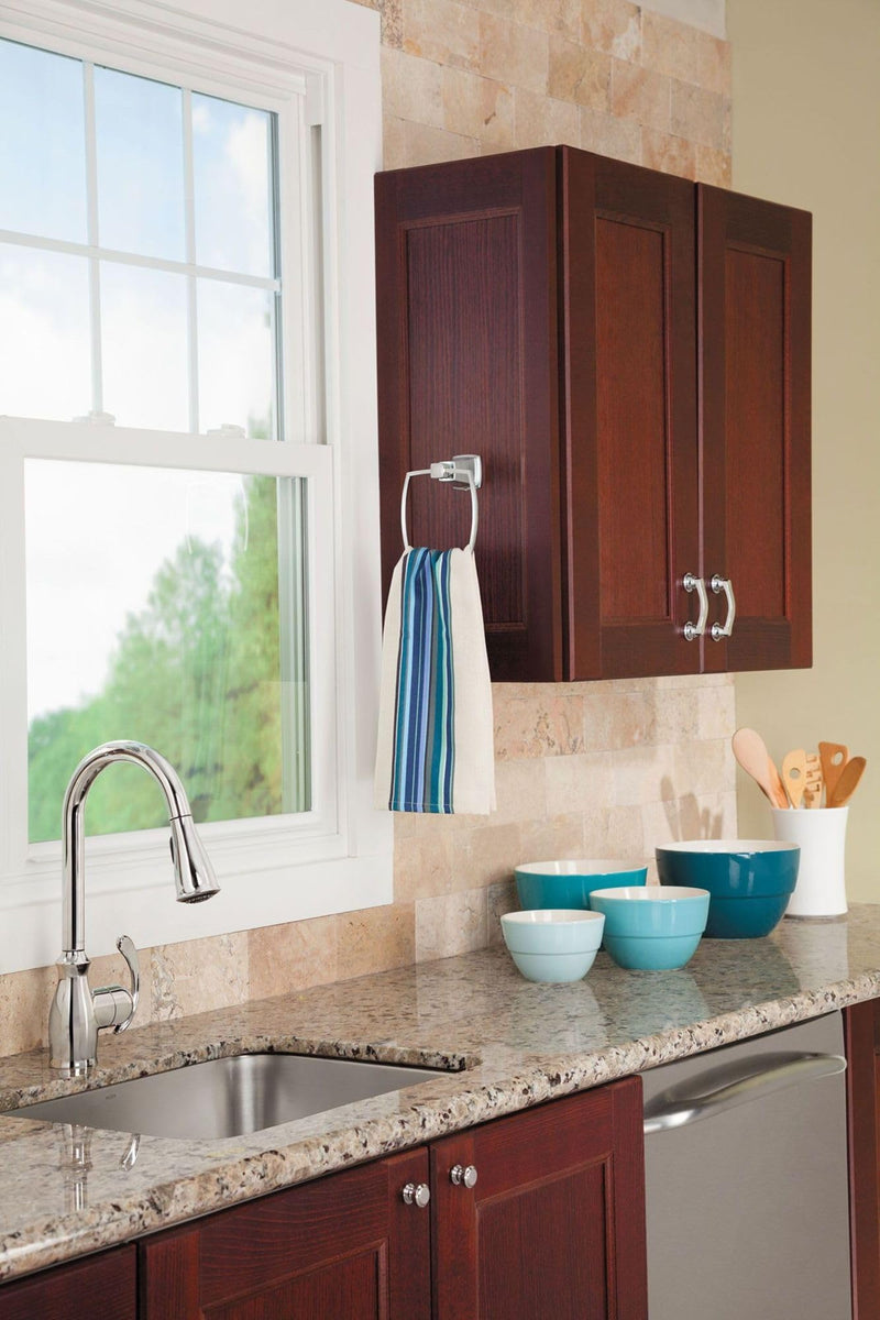 Moen Y3286CH Boardwalk Towel Ring Ch Pack of 1