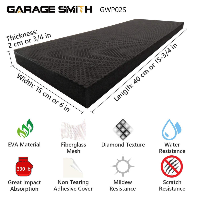  [AUSTRALIA] - AMPULLA GWP02S Garage Wall Protector Car Door Protectors, Designed in Germany (2, Black) 2