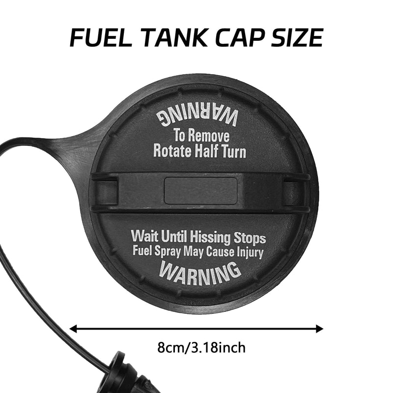 Gas Cap for Ford F150 F250 F350 Fuel Tank Cap OEM FC920 F4TZ-9030-C for Ford E150 E250 E350 E450 E550 F450 F550 Aerostar Bronco Excursion Explorer F53 F59 Chassis Ranger Windstar Econoline Black