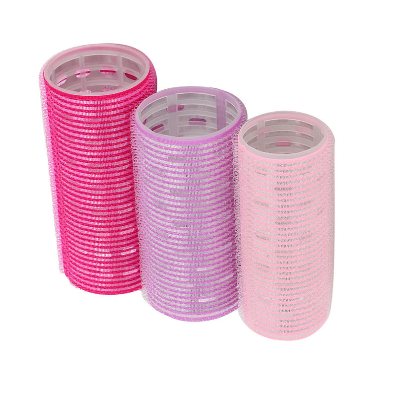 Rollers for Hair Volume, Hair Curlers Rollers,3pcs Self Adhesive Hair Rollers Portable Grip Holding Styling Curlers Hairdressing Tool