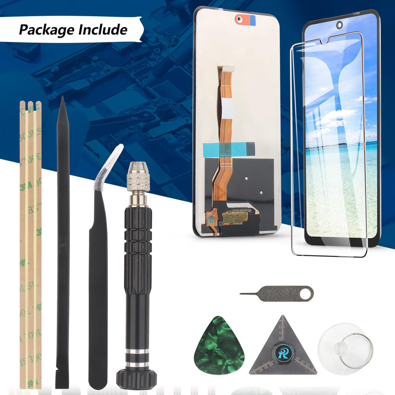 Screen for OnePlus Nord N30 5G Screen Replacement for Nord CPH2513 CPH2515 LCD Display Touch Screen Digitizer Assembly with Tools（Black）