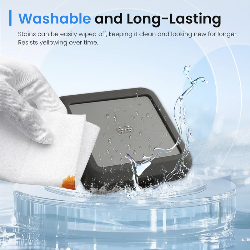for Anker Charging Base 150W Display Charger Case, Silicone Protective Cover for Anker Charging Base 150W Display Charger,Shockproof Anti-Scratch Bumper Sleeve,Travel Portable Charger Protector,Black Black