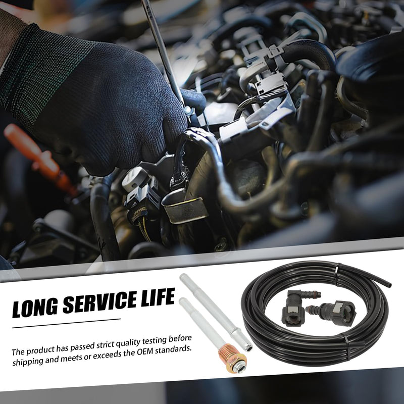 FLK-38 Black Automotive Replacement Fuel Line Repair Kit 3/8 in (10mm)，23 Pack
