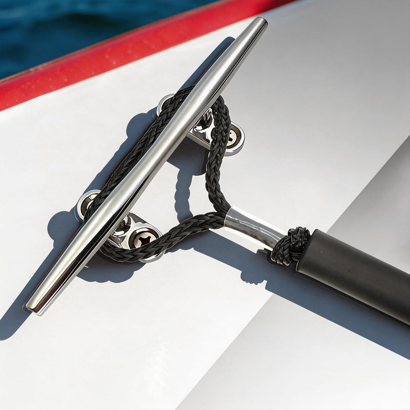 2 PK Black Bungee Dock Lines for Boats 2FT with 316 Stainless Clip Boat Accessories Marine Grade Boat Rope Boating Accessories Boat Dock Lines Jet Ski or PWC Mooring Boat Lines & Dock Ties