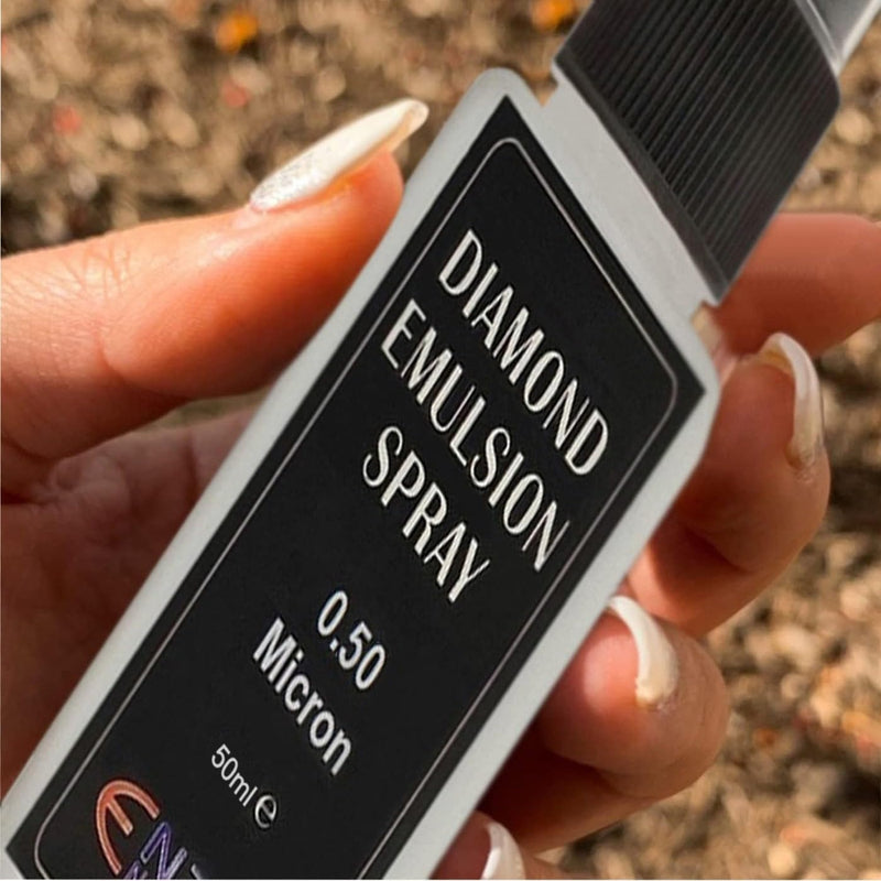 50ml Poly Diamond Stropping Emulsion Premium Quality Diamond Suspension Knife Sharpener Spray 0.5, 0.25, 1.0, 2.0 & 4.0 Micron 0.50 Micron