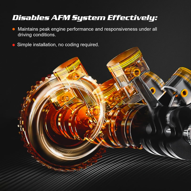 AFM Disabler Active Fuel Management – V8/V6 Mode(4.3L 5.3L 6.0L 6.2L) (Black) Black