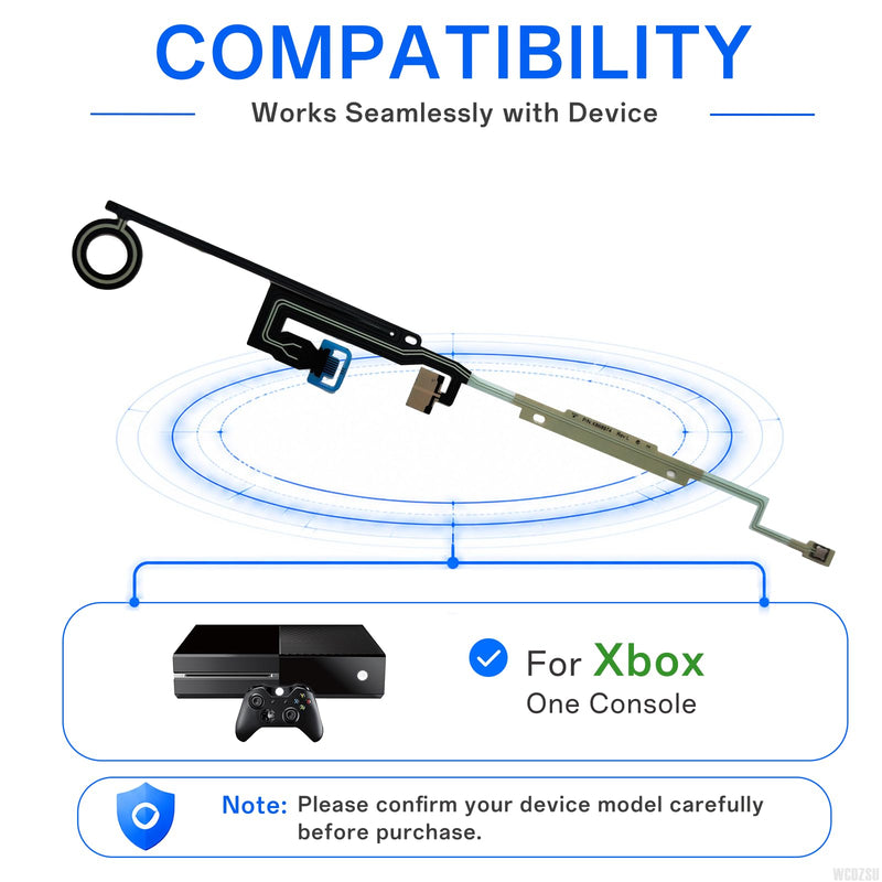 WCDZSU 2pcs Power Switch Flex Ribbon Cable Replacement for Xbox One Console | Sync Touch On Off Sensor Internal Circuit Ribbon Repair Part for Power Button, Eject Sync Sensor and Connection Issues