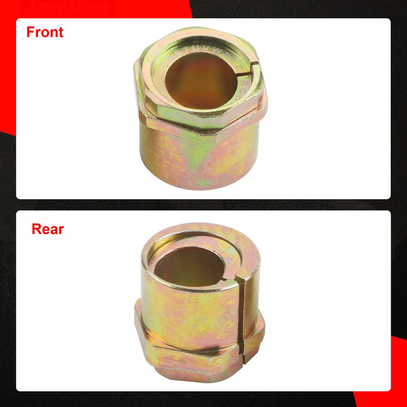 2pcs Extreme Camber Caster Alignment Bushing Kit Compatible with Ford Series Trucks F150 F250 E150 E250 E350 Madza B-Series Navajo 4x4 & 2WD Replace 45K6525, K80109
