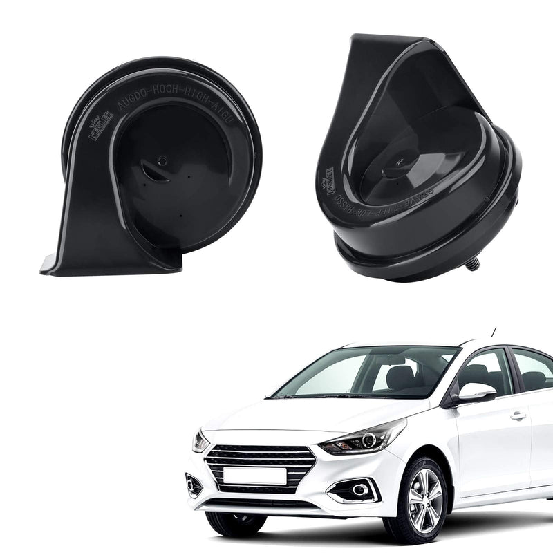 SEINECA Car Horn Compatible with Hyundai horn,12V Waterproof Snail horn 110-125db High/Low Tune(With Two Pairs of Plug) Replacement for H
