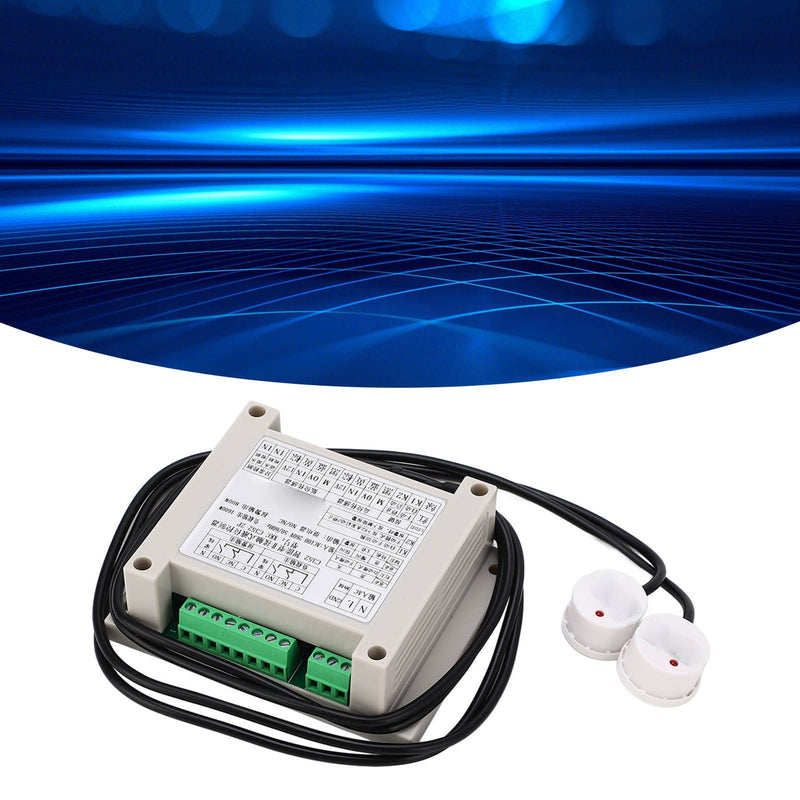 Toypond Water Level Switch, Intelligent Non-Contact Liquid Level Controller, Adjustable Sensitivity Automatic Water Level Control Sensor, AC100-260V, Pump High and Low Water Inlet Control