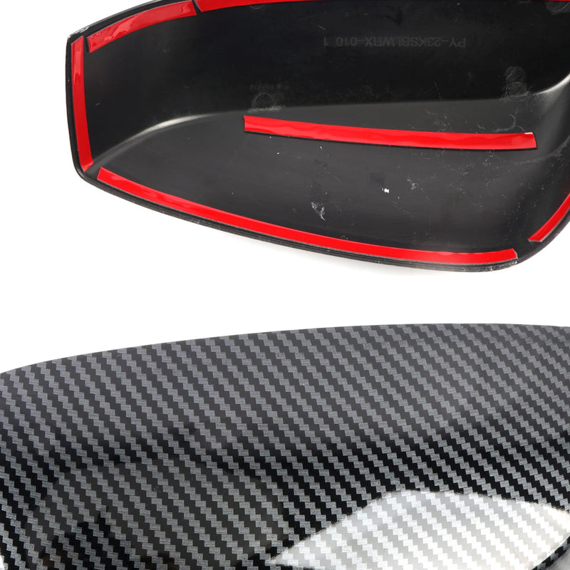 HIGH FLYING Car Exterior Rear View Side Mirror Cap Cover ABS for Subaru WRX STI 2015-2021 (Without Turn Signal Lights) Review Mirror Cap without Turn Signal Lights