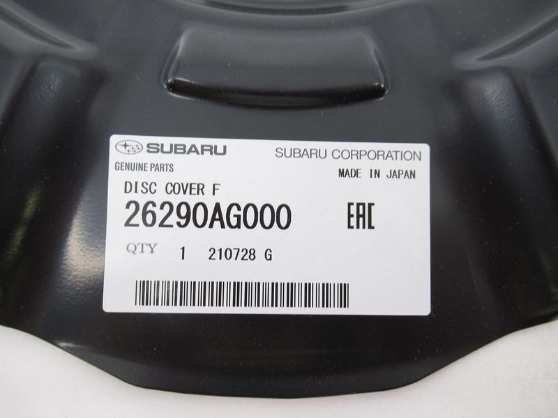Subaru OEM 08-14 Forester Front Brakes-Brake Backing Plate 26290ag000