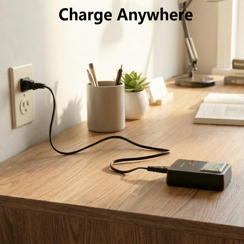 NB-13L Battery Charger Direct Plug-in/Wired Plug-in, Compatible with CanonCB-2LHE, G7 X Mark I1/IIl, G5 X, G9 X,SX740 HS, SX730 HS, SX720 HS, SX620HS, G1 X Mark Ill Camera (with Charging Cable)