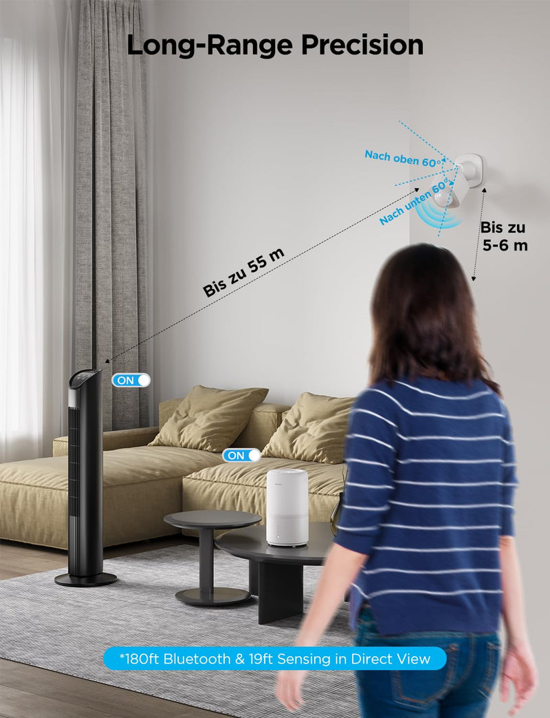 GoveeLife Motion Sensor, Group Control Unlimited Devices, Wireless Mini Contact Sensor for Smart Home Automation, Battery Powered, Supports Most GoveeLife Smart Products
