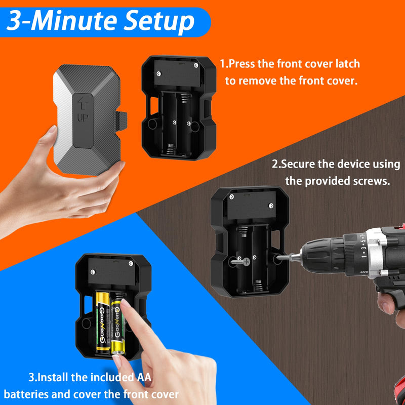 Wireless RV Leveling System - American Design User-Friendly Only for Android Phone App With Real-Time Precise Leveling Measurements, Advanced RV Level Camper Must Have Accessory, Battery-powered