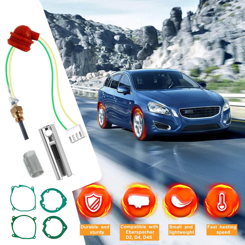 12V Air Diesel Parking Heater Part Kit Glow Plug,Fit for 5000W 8000WEberspacher Espar Airtronic Heater D2 D4 D4S 252069011300 & Removal Fitting Tool