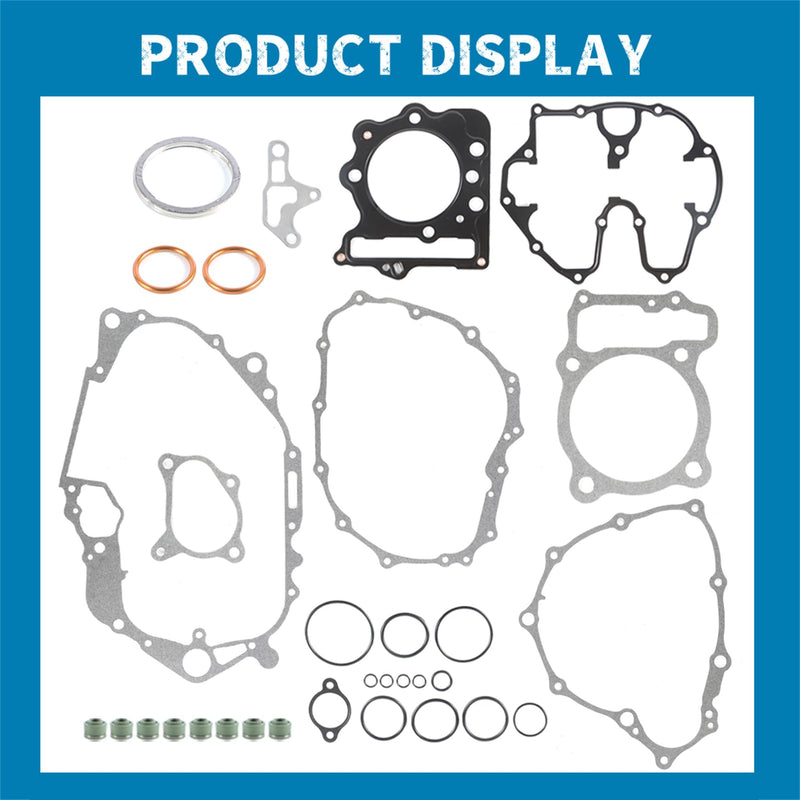 Gasket Kit Engine Top Bottom End Gaskets Set Replacement for Honda 400EX TRX400EX 1999-2004
