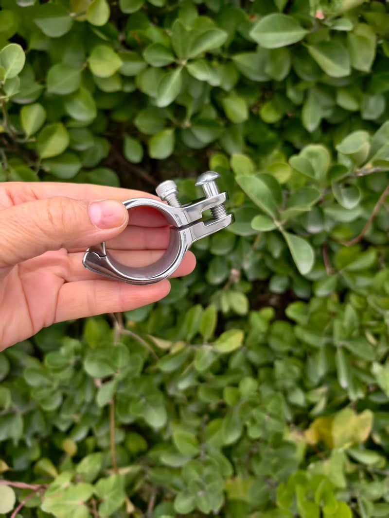 Marine Stainless Steel 316 Boat Bimini Top Hinge 1-1/4" 32mm Rail Mount Bimini Jaw Slide,2 Pack