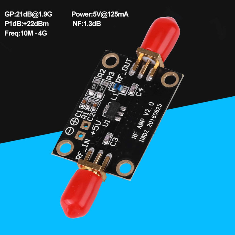 RF Low Noise Amplifier, Immersion Gold Process, 21dB Gain, Ultra Bandwidth, for SDR HAM Radio Users