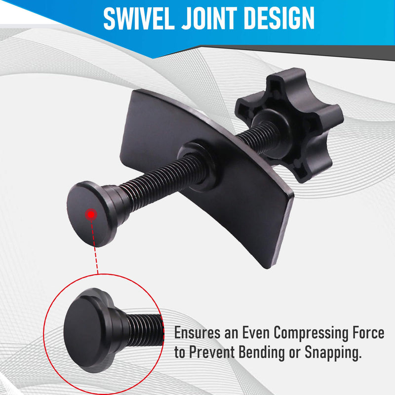 Brake Caliper Compression Tool.Heavy Duty Caliper Piston Compressor Tool with 10mm Socket and Brake Caliper LUB Black