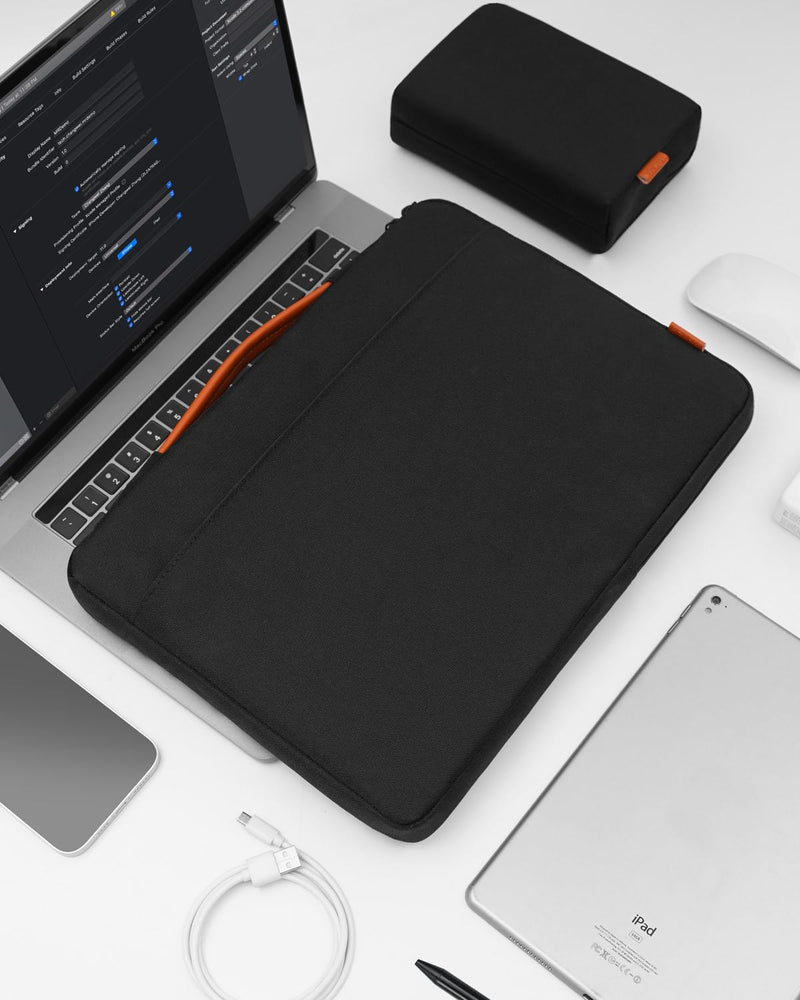 KIZUNA Laptop Sleeve Case 17 Inch Computer Carrying Bag for 17.3" Lenovo ThinkBook Plus/IdeaPad 3i Gen7/LG gram 17/ASUS Vivobook/ZenBook Pro/MSI 17/Dell XPS/HP Envy/Dell G7,Black Black