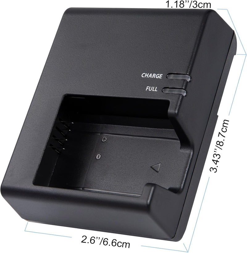 LP-E10 LC-E10C Quick Wall Battery Charger Compatible for Canon EOS Rebel T7 T100 T6 T5 T3, EOS 2000D 3000D 4000D 1300D 1200D 1100D 4000D DSLR Digital Cameras & More(NOT for T3i T5i T6i T6s T7i)