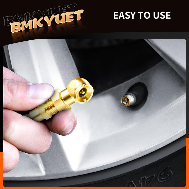 2 Pack Ball Foot Air Chucks for Tires - 1/4" FNPT Metal Quick Connect，Leak-Proof Tire Inflator Nozzle, for Air Compressor, Bike, Car & Truck Tires