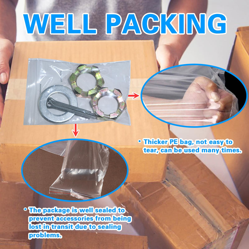 2 Sets 1'' Galvanized Trailer Axle Nut Kits 1'' I D Washers, 2.3'' Long Cotter Pins, 1'' I D Shaft Spindle Nuts for 1'' Trailer Completely Round EZ-Lube Axle 2K to 7K