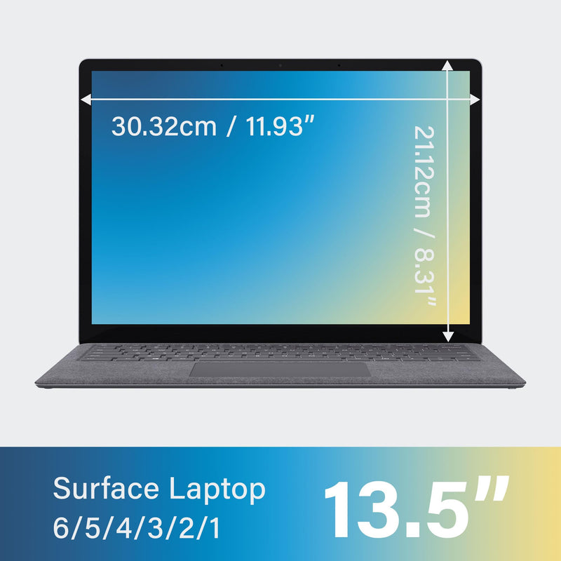 SenseAGE Magnetic Privacy Screen Protector for Surface Laptop 13.5 inch (6/5/4/3/2/1), Easy On/Off Privacy Filter, Anti Blue Light Glare, Notebook Privacy Screen Filter, Compatible with Surface Laptop 13.5" Surface Laptop 13.5" (6/5/4/3/2/1)