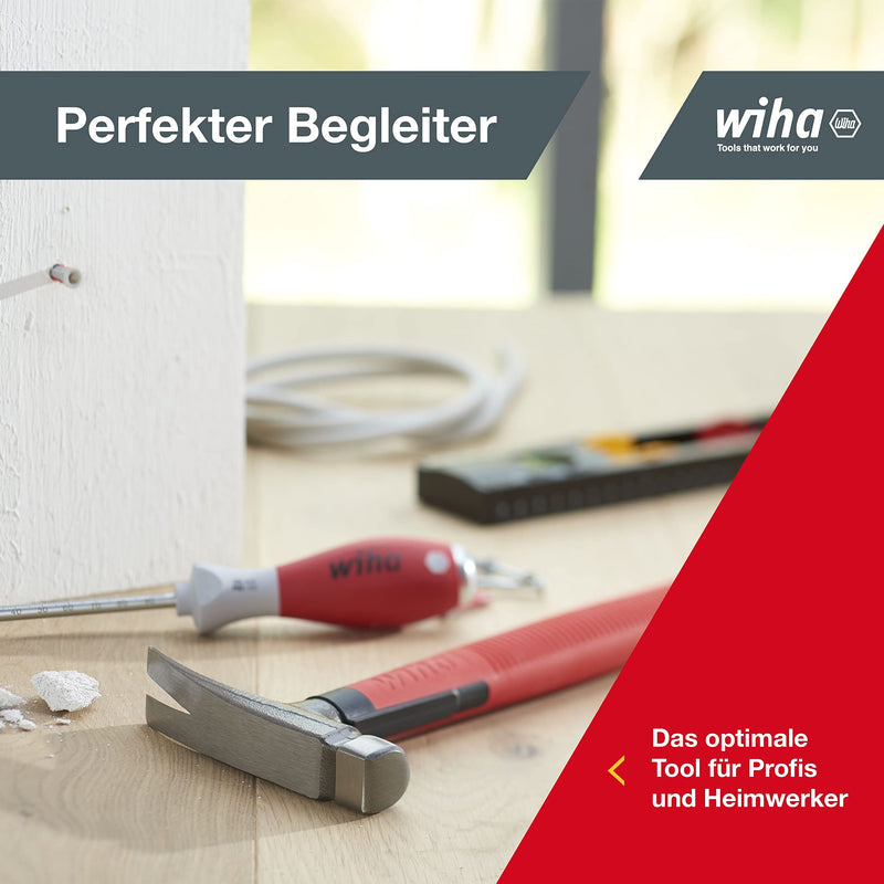Wiha SB846300E Electrician's, 300 g Hammer Head, Red