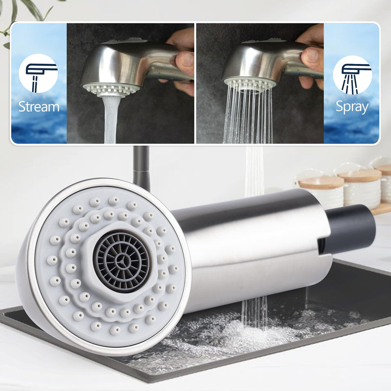 Pull-Out Spray Wand for Grohe Parts 46312SD0 / 46298SD0, Replacement for Grohe Pull Out Kitchen Faucet Parts, RealSteel