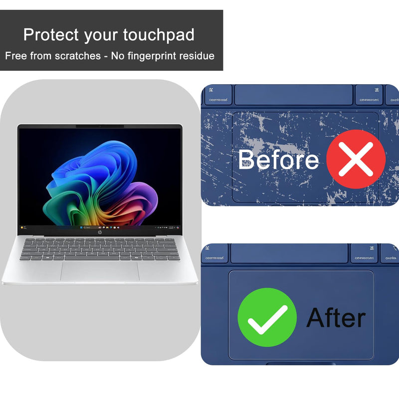 KEANBOLL 3-Pack Matte Trackpad Protector for 2025 Lenovo Yoga 7 / 7i 16" 2-in-1 Touchscreen Laptop (16ILL10 / 16AKP10), Anti-Scratch Smooth Surface, Fingerprint Resistant, Residue-Free Skin Film