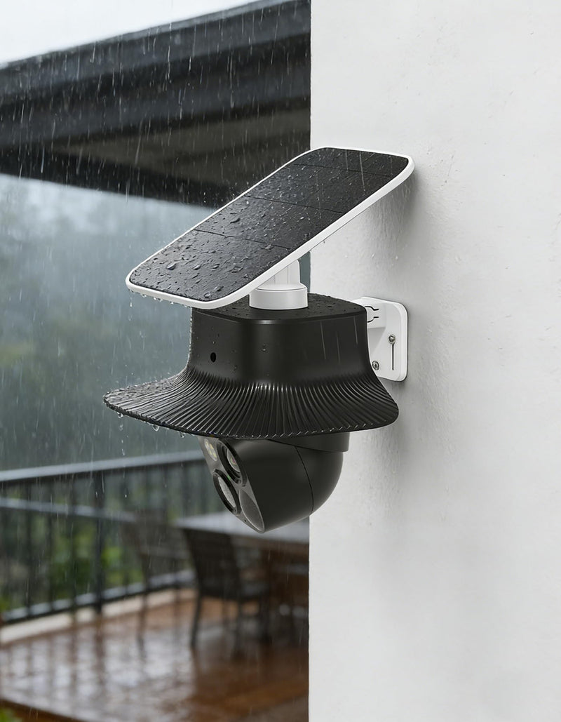 Rain Shade Cover for Eufy SoloCam S340 | Shields camera from rain, snow & sunlight, durable plastic, easy installation, black