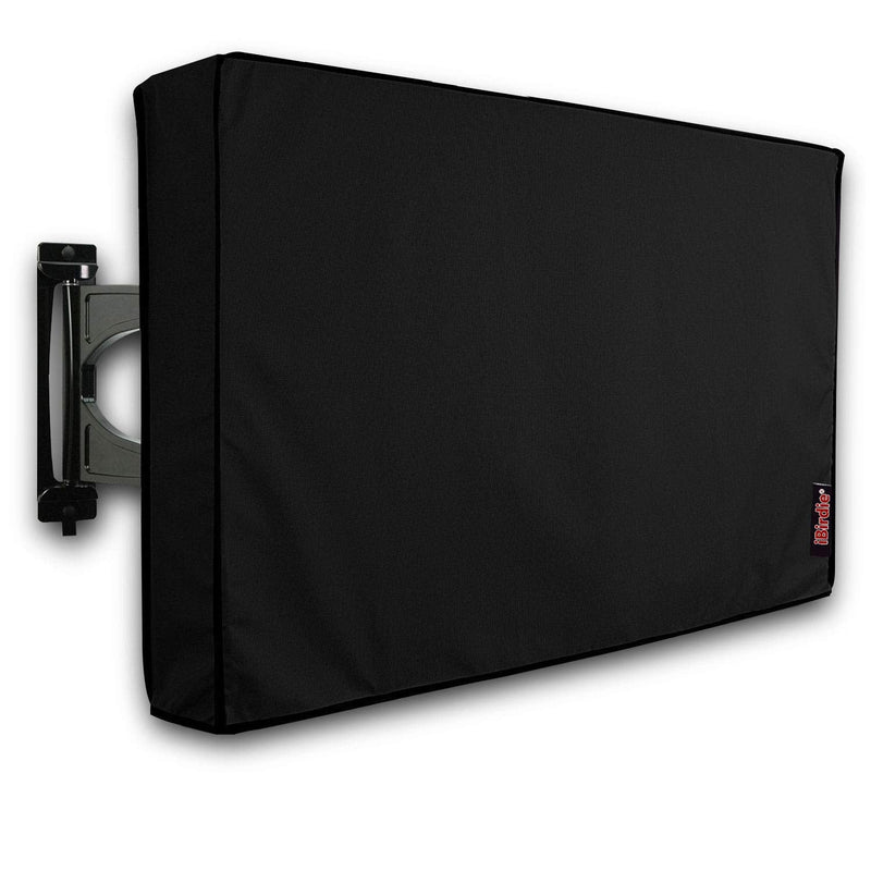 iBirdie Outdoor Waterproof and Weatherproof TV Cover for 28 to 32 inch Outside Flat Screen TV - 600D Thick Fabric TV Screen Protector Size 29''W x 19''H x 5.5''D for 28'' - 32'' LCD LED 28-32 inches Black