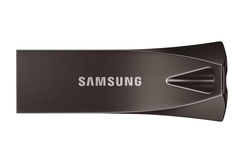 SAMSUNG BAR Plus USB 3.2 Flash Drive, 512GB USB Standard Type-A, Speeds Up to 400MB/s, Portable Storage Memory Stick, Durable Thumb Drive Compatible with USB 3.0/2.0, MUF-512BE4/AM, Titan Gray 512 GB