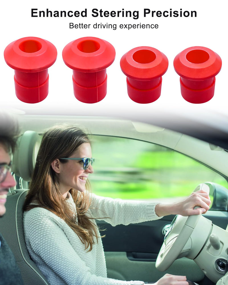 4Pcs Front Subframe Bushing Kit Fit for Fit for Nissan Rogue 2008-2020, Front Subframe Crossmember Replace 54466-JD000 54467-BR00A