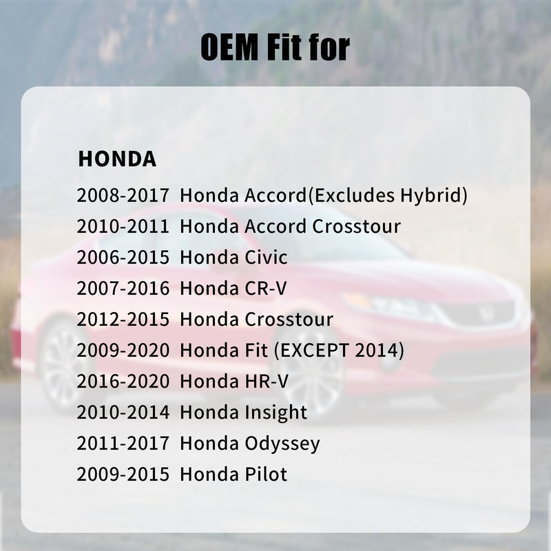 Gas Cap, Fuel Cap for Honda Civic CR-V Accord Fit Odyssey Pilot HR-V Crosstour Insight, Acura MDX RDX ILX TL TSX, 17670-T3W-A01, 2007,2008,2009,2010,2011,2012,2013,2014,2015,2016,2017,2018,2019,2020